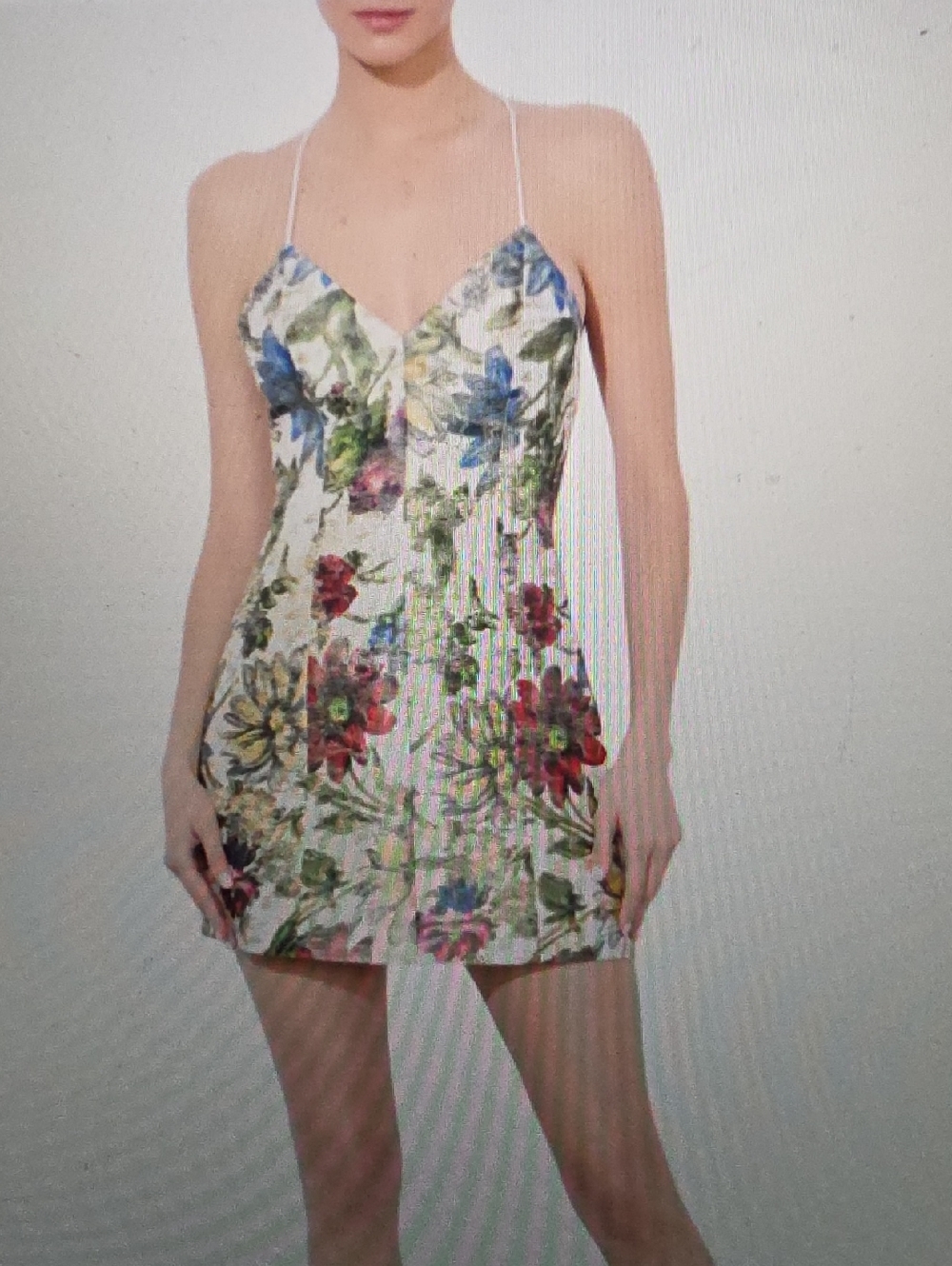 ALICE + OLIVIA Tayla Floral Jacquard Lantern Minidress Size 10 $350